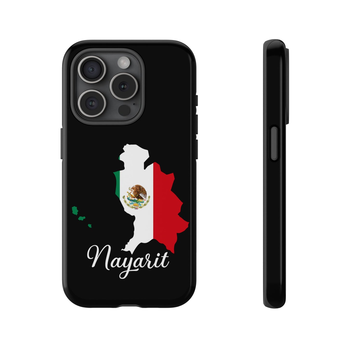 Nayarit Mexico Flag Map Phone Case | Mexican American Pride Tough Case for iPhone & Samsung