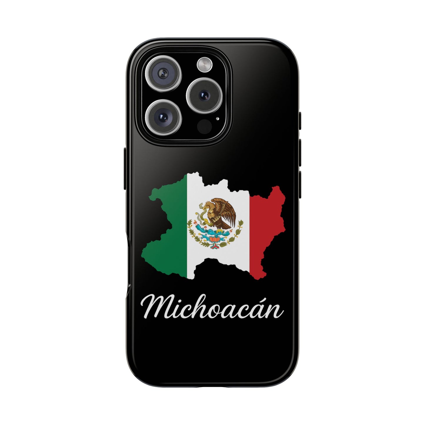 Michoacán Mexico Flag Map Phone Case | Mexican American Pride Tough Case for iPhone & Samsung