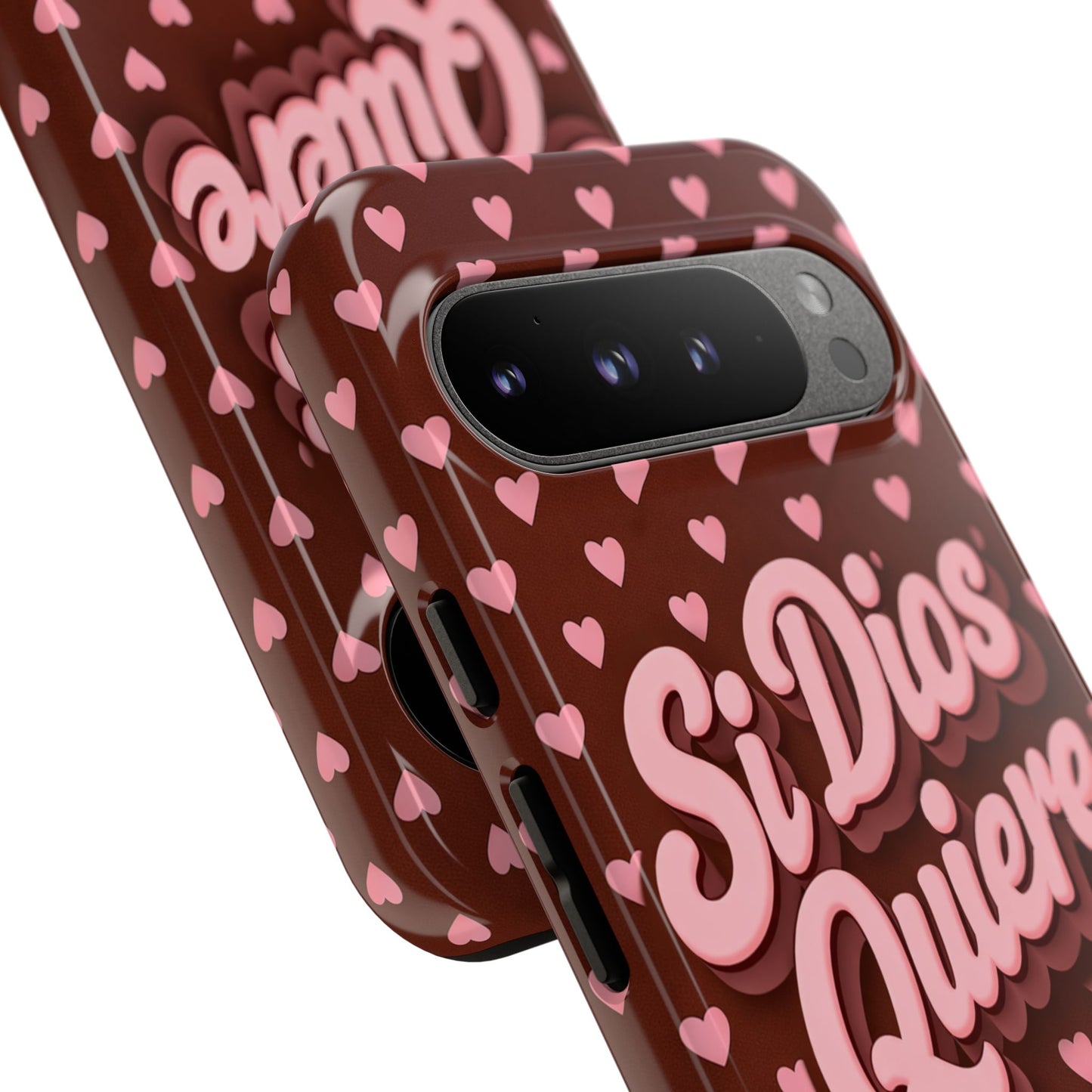 Si Dios Quiere Phone Case Latina Aesthetic Pink Hearts iPhone Samsung