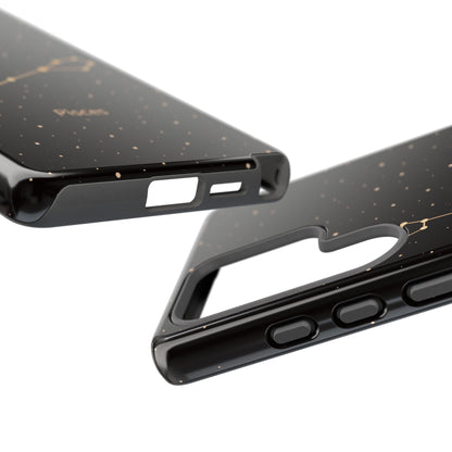 Pisces Zodiac Constellation Phone Case – Luxe Gold Celestial Cover