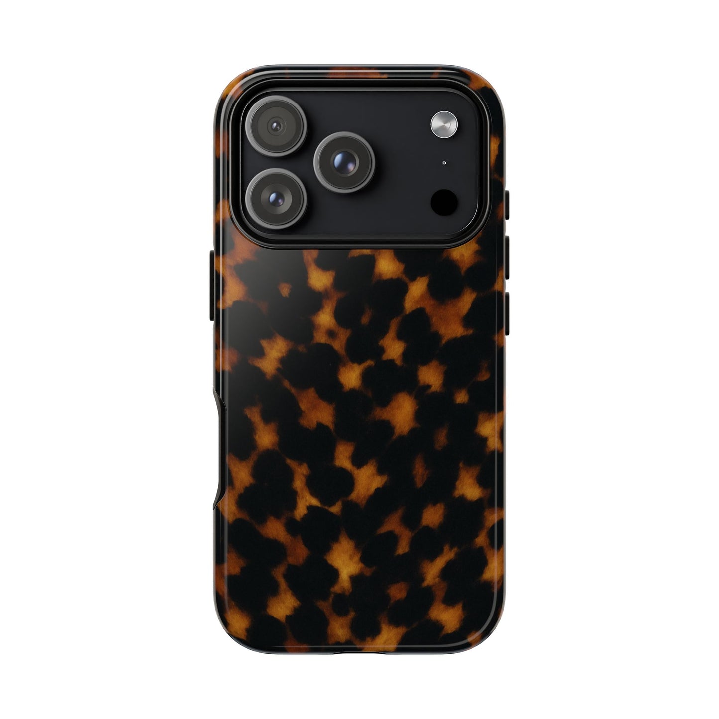 Tortoiseshell Phone Case – Brown Leopard Pattern Luxury Tough Protective Case