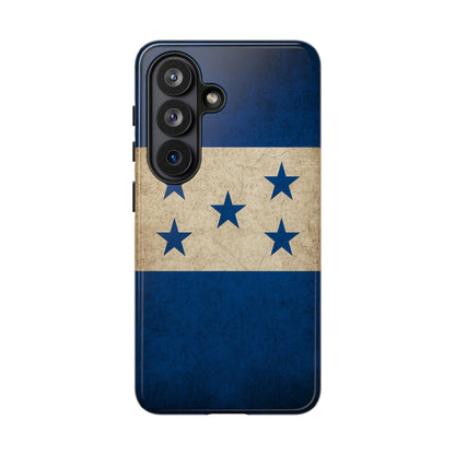 Honduras Flag Phone Case | Vintage Honduran Flag iPhone & Samsung Tough Protective Case