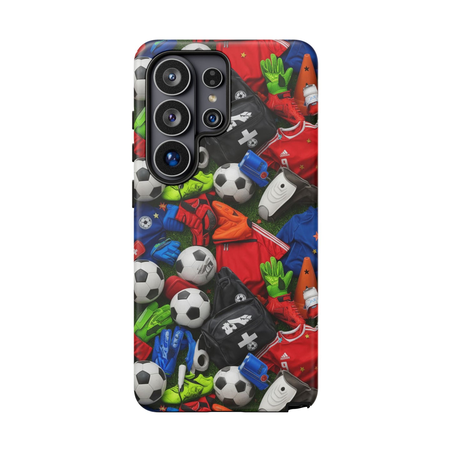 Soccer Ball Pattern Phone Case – Sports Fan Tough Protective Game Day Case