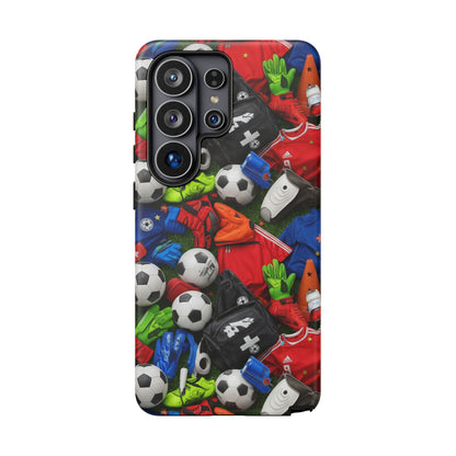 Soccer Ball Pattern Phone Case – Sports Fan Tough Protective Game Day Case