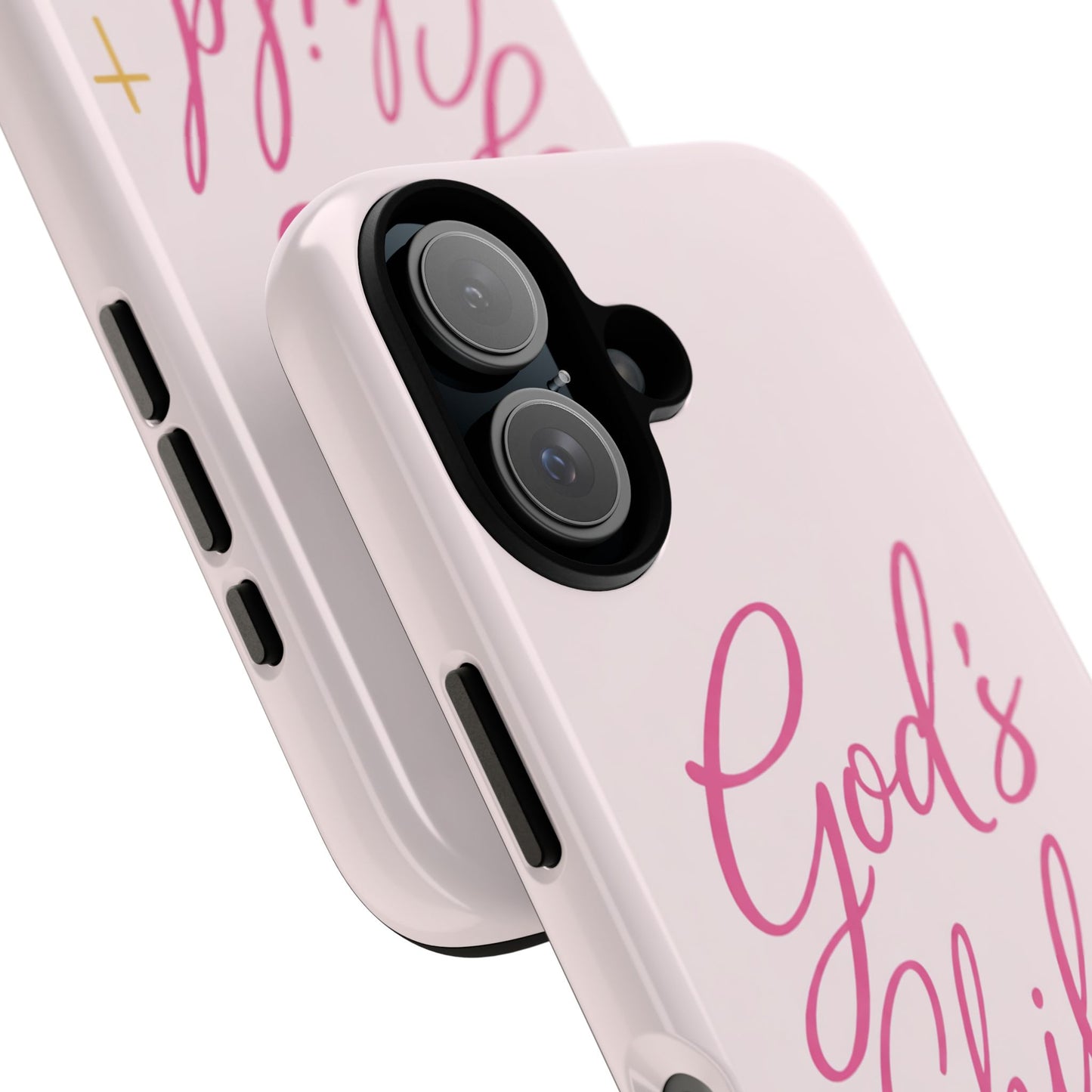 Gods Child Phone Case Christian Pink Aesthetic Tough iPhone Case