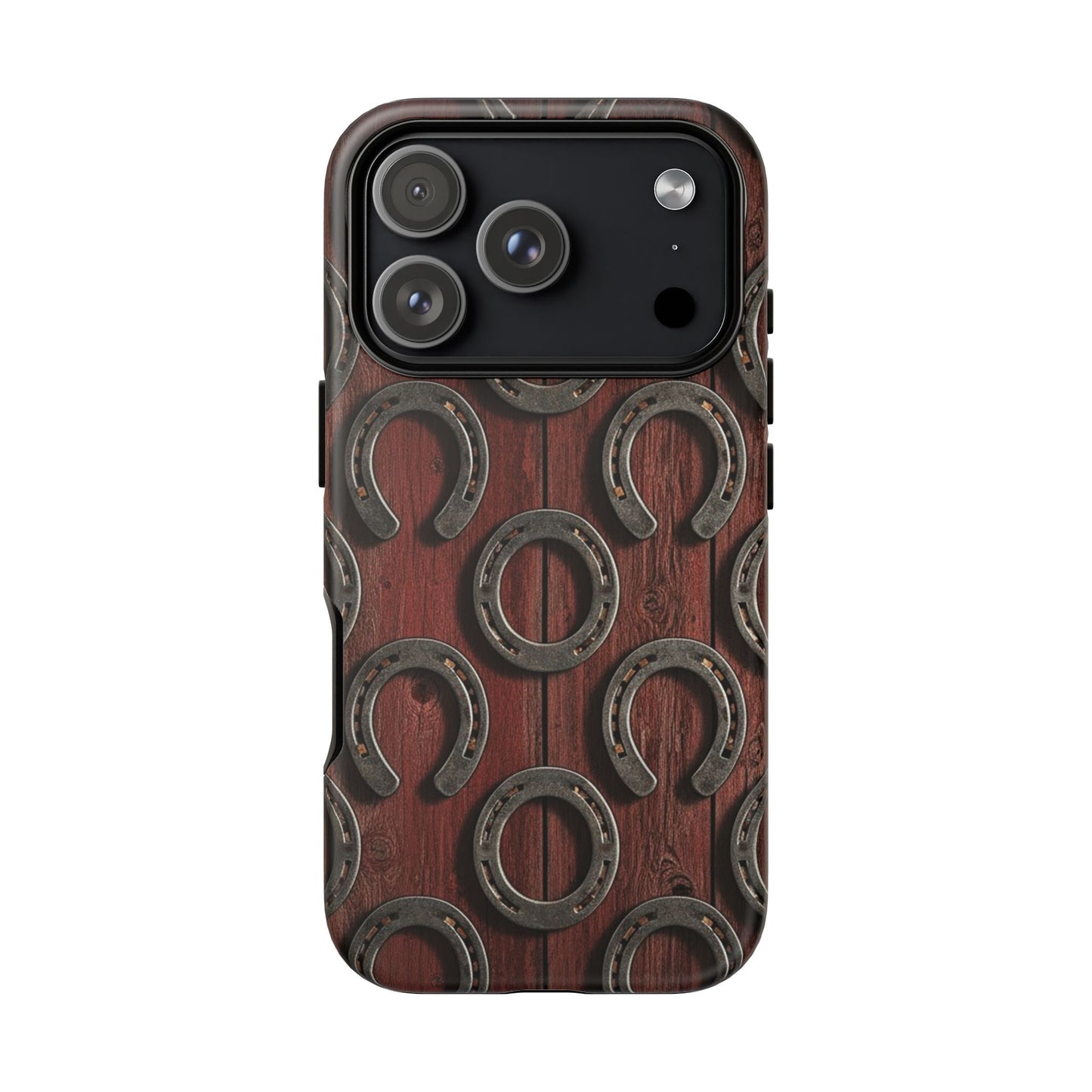 Rustic Horseshoe Western Phone Case – Cowboy Country Ranch Tough Case