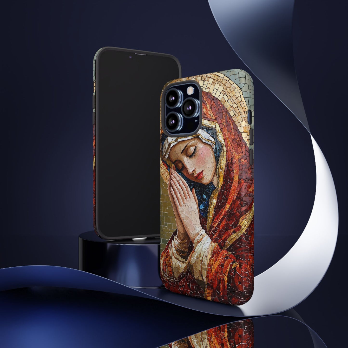 Virgin Mary Phone Case, Catholic Phone Case, Christian Aesthetic Case, Religious iPhone Case, Saint Art Case, Faith Gift
