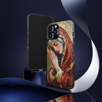 Virgin Mary Phone Case, Catholic Phone Case, Christian Aesthetic Case, Religious iPhone Case, Saint Art Case, Faith Gift