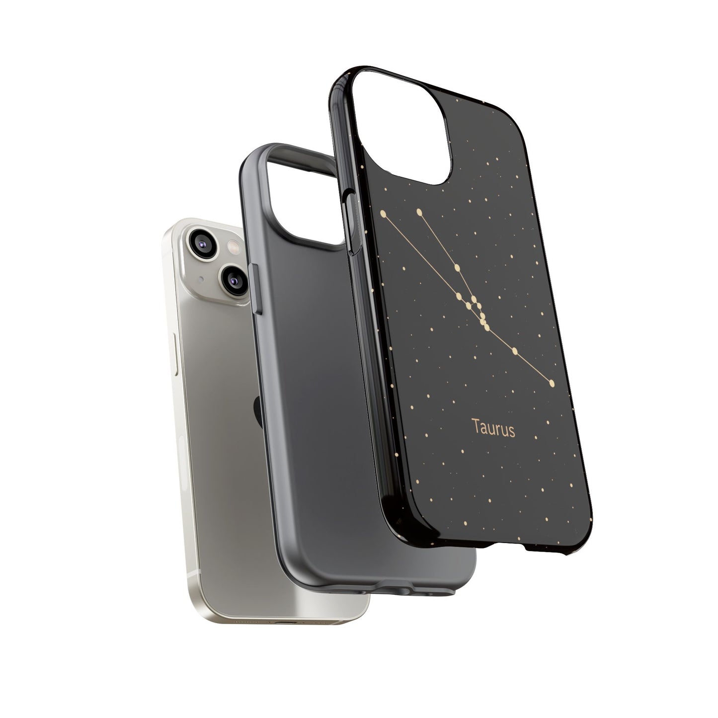 Taurus Zodiac Constellation Phone Case – Luxe Gold Celestial Cover