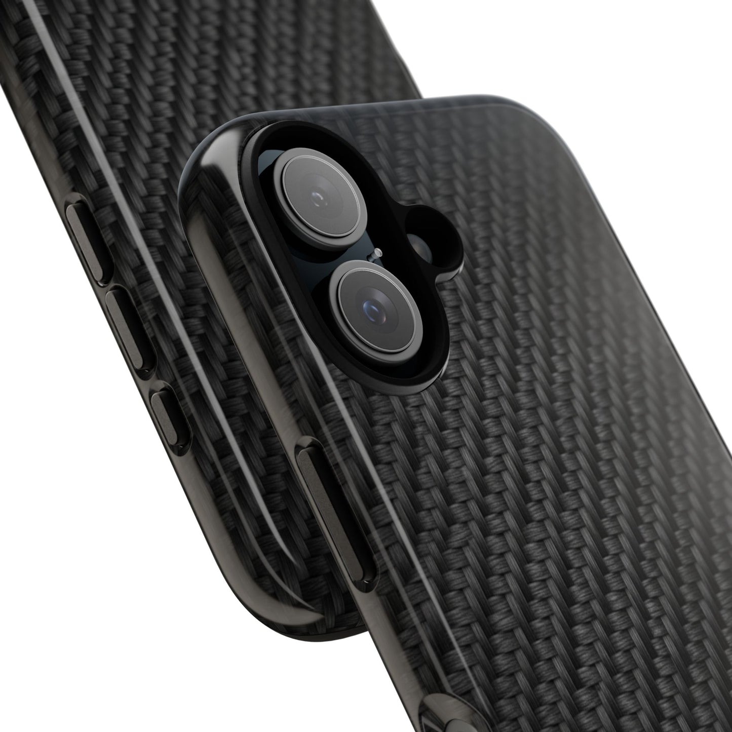 Carbon Fiber Inspired Phone Case – Rugged Slim Protective Tech Case for iPhone & Samsung