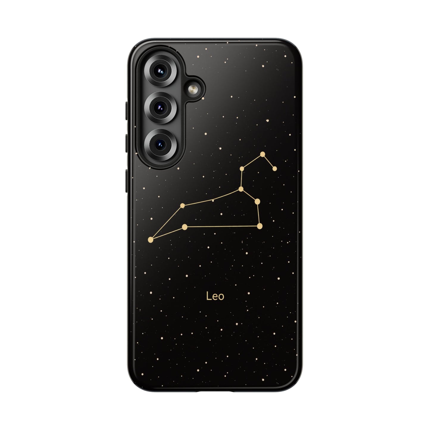 Leo Zodiac Constellation Phone Case – Luxe Gold Celestial Cover