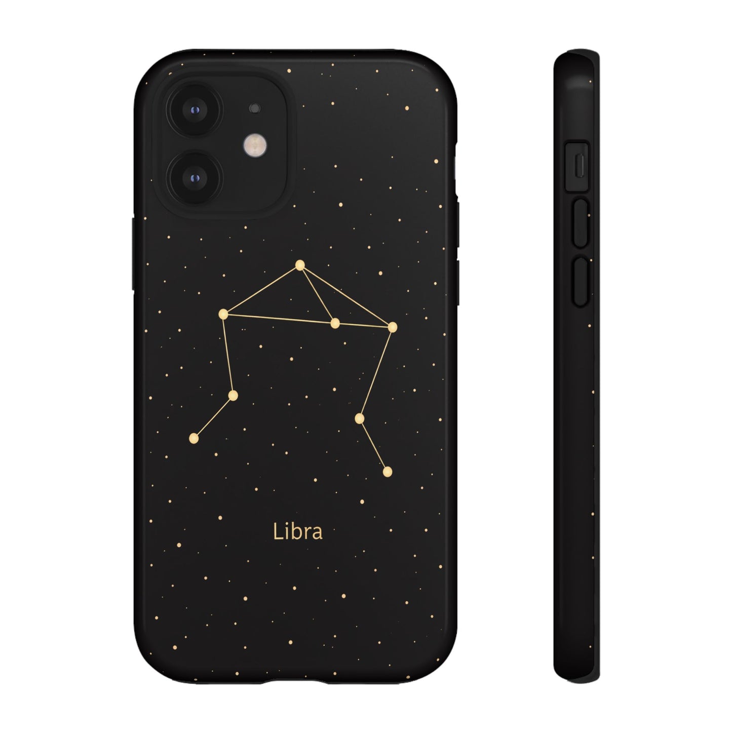 Libra Zodiac Constellation Phone Case – Luxe Gold Celestial Cover