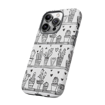 Cactus Succulent Phone Case Cute Plant Aesthetic iPhone Samsung Cover