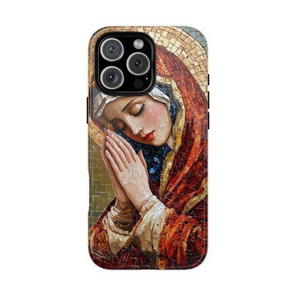 Virgin Mary Phone Case, Catholic Phone Case, Christian Aesthetic Case, Religious iPhone Case, Saint Art Case, Faith Gift