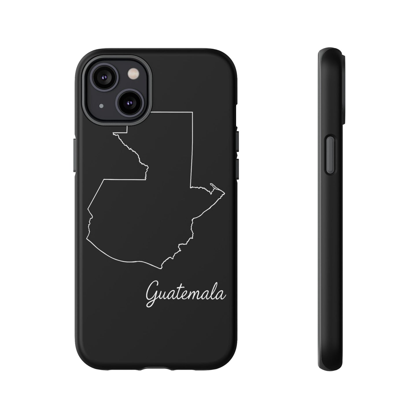 Guatemala Outline Phone Case – Minimal Country Map Tough Case (iPhone, Samsung, Pixel)