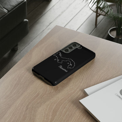 Panama Outline Phone Case – Minimal Country Map Tough Case (iPhone, Samsung, Pixel)