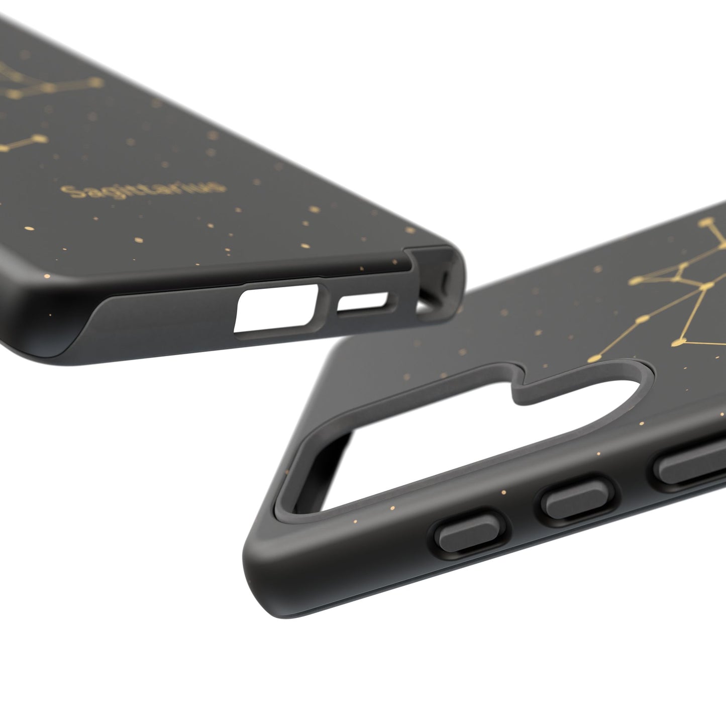 Sagittarius Zodiac Constellation Phone Case – Luxe Gold Celestial Cover