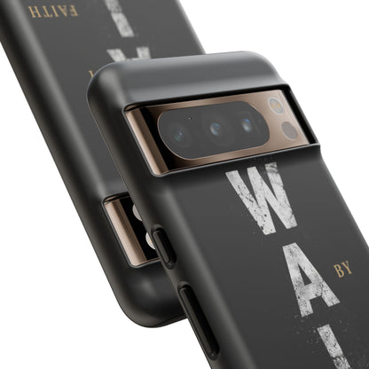 Walk by Faith Not by Sight Christian Phone Case Bible Verse Faith Cover