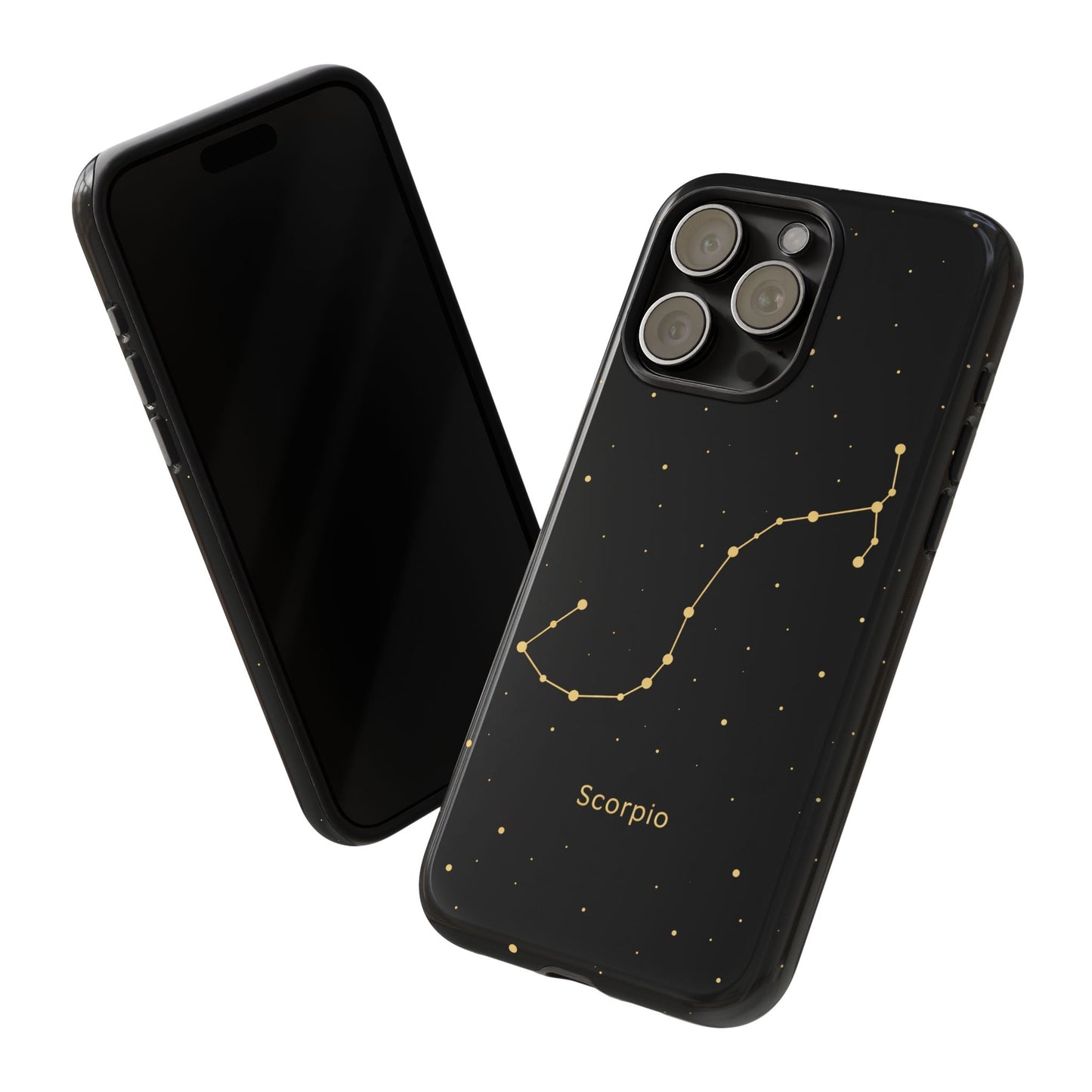 Scorpio Zodiac Constellation Phone Case – Luxe Gold Celestial Cover