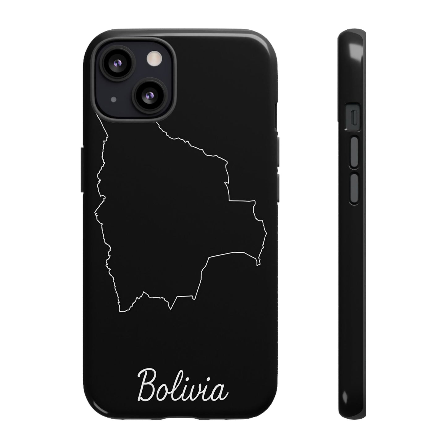 Bolivia Outline Phone Case – Minimal Country Map Tough Cover