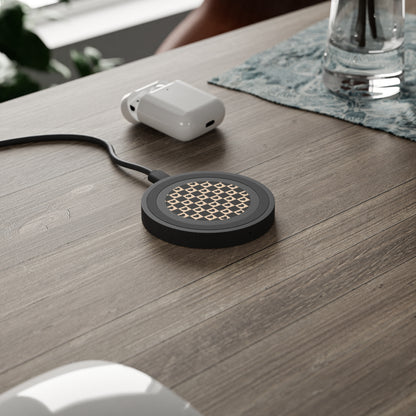 Wireless Charging Pad — Checker Heart Pattern Qi Charger