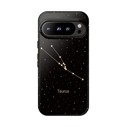 Taurus Zodiac Constellation Phone Case – Luxe Gold Celestial Cover