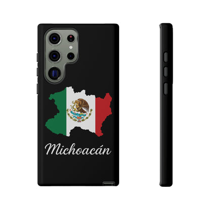 Michoacán Mexico Flag Map Phone Case | Mexican American Pride Tough Case for iPhone & Samsung