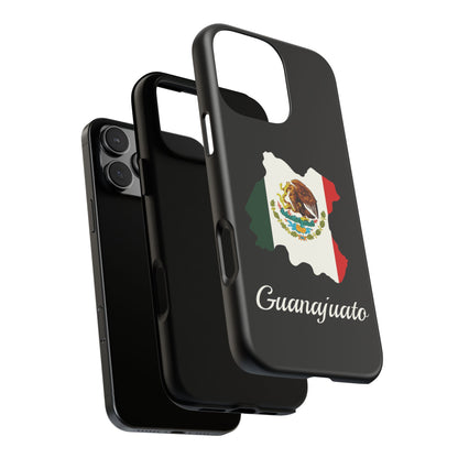 Guanajuato Mexico Flag Map Phone Case | Mexican American Pride Tough Case for iPhone & Samsung