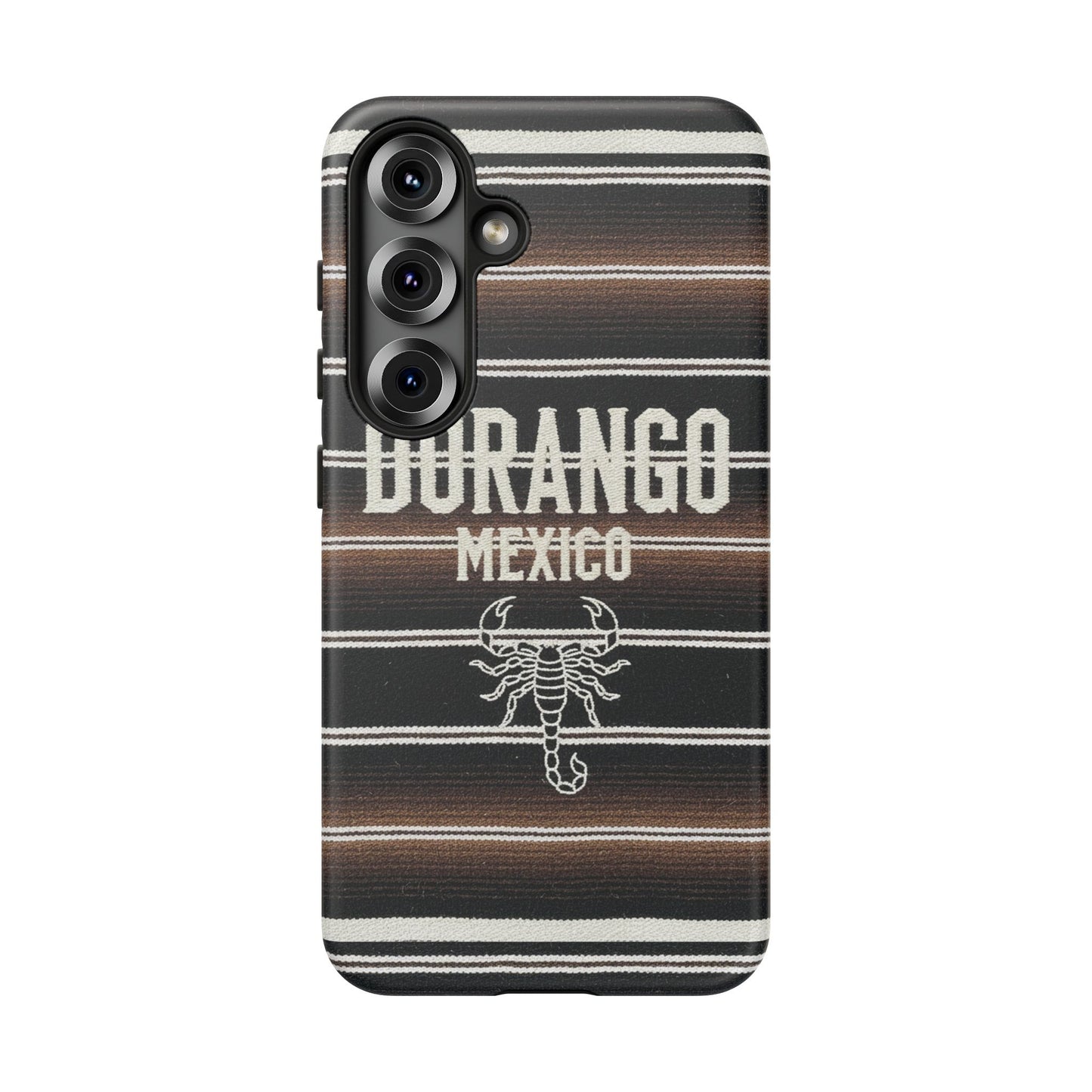 Durango Mexico Phone Case | Serape Scorpion Western Design | Mexican Heritage Tough Case for iPhone & Samsung