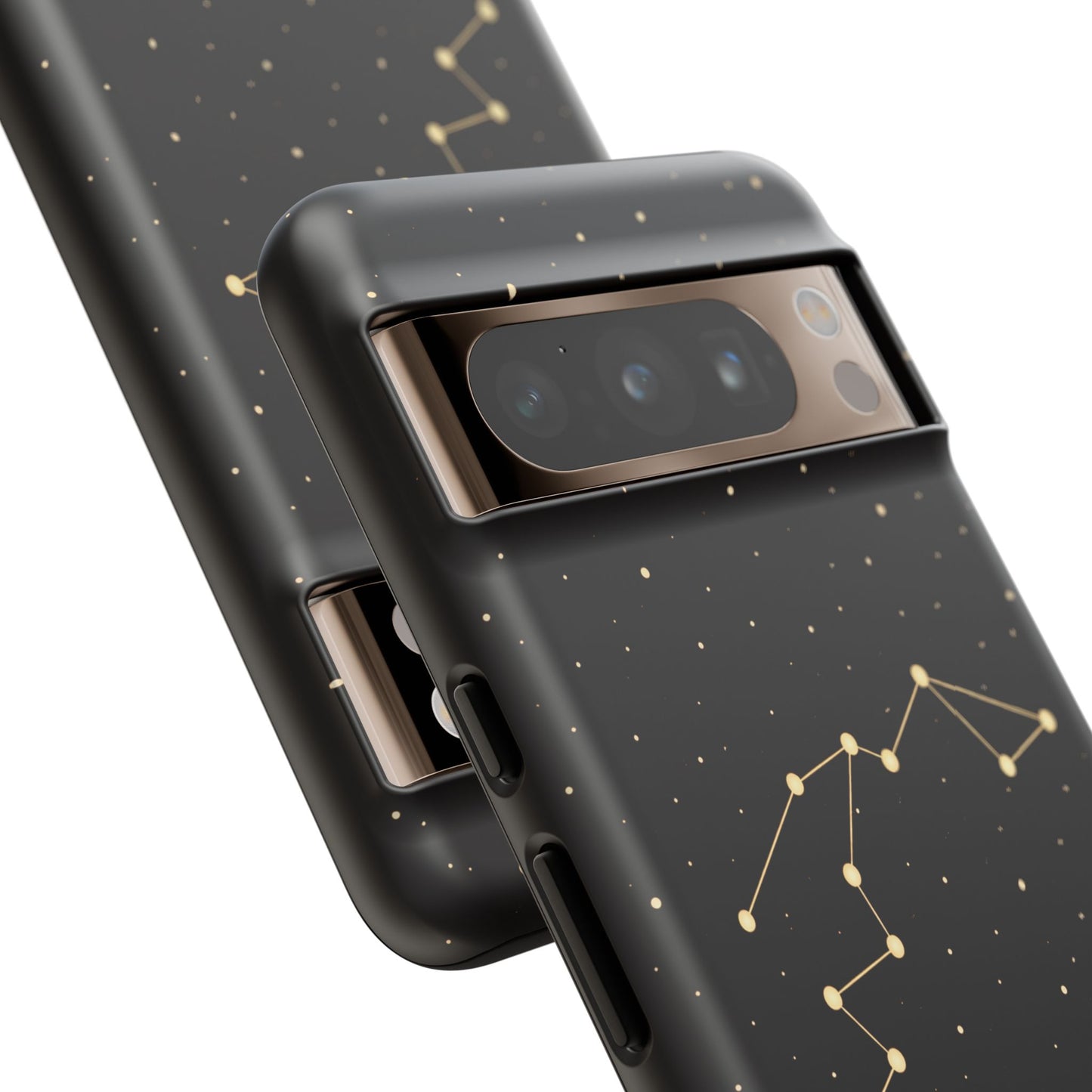 Aquarius Zodiac Constellation Phone Case – Luxe Gold Celestial Cover