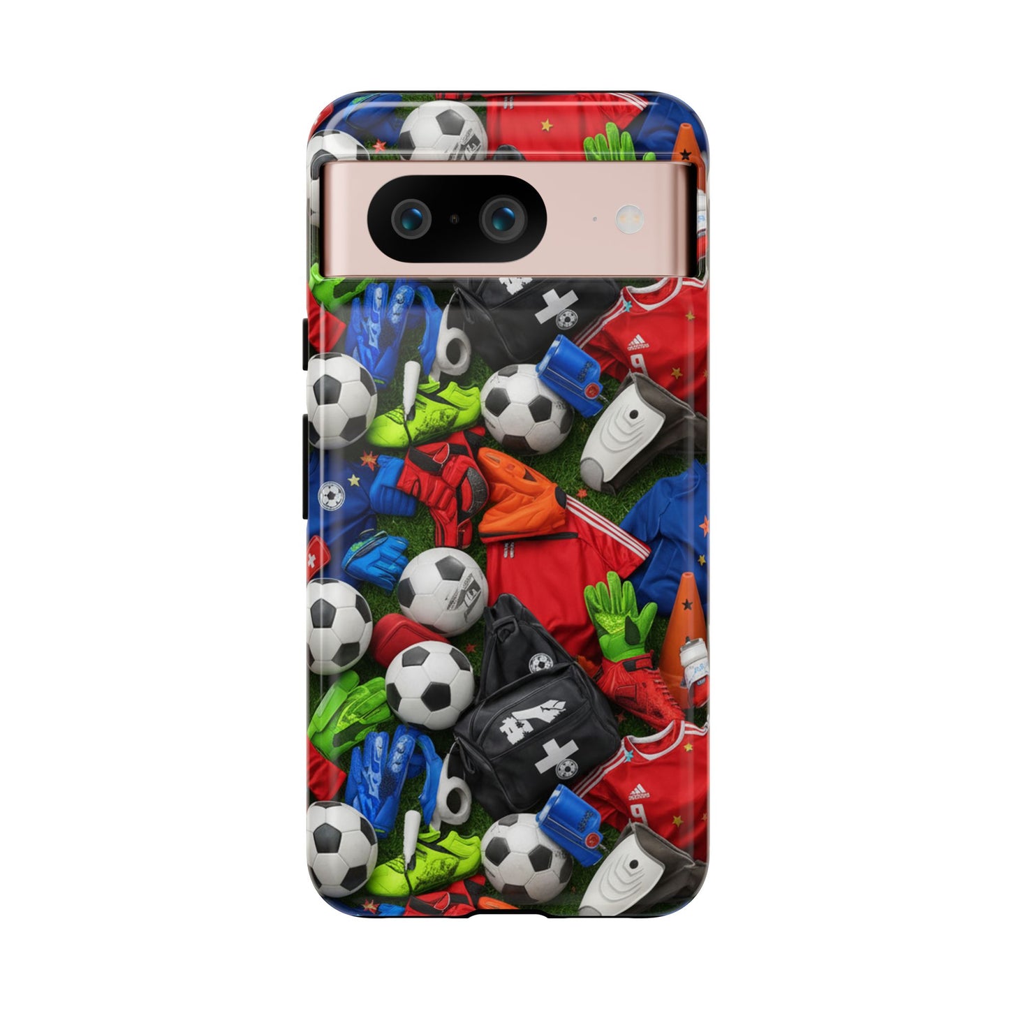 Soccer Ball Pattern Phone Case – Sports Fan Tough Protective Game Day Case