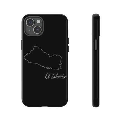 El Salvador Outline Phone Case – Minimal Country Map Tough Case (iPhone, Samsung, Pixel)