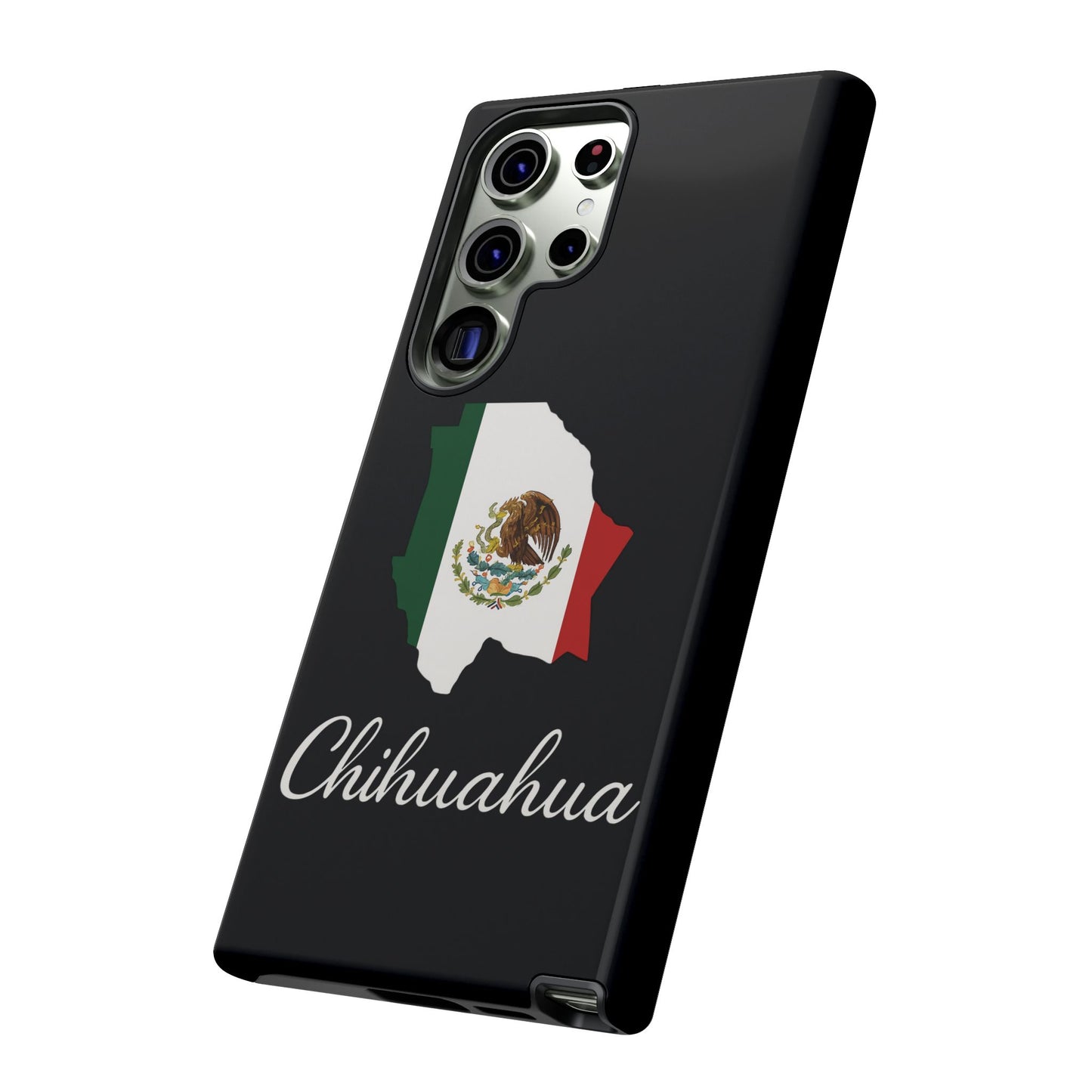 Chihuahua Mexico Flag Map Phone Case | Mexican American Pride Tough Case for iPhone & Samsung