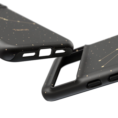 Taurus Zodiac Constellation Phone Case – Luxe Gold Celestial Cover