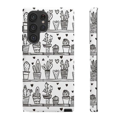 Cactus Succulent Phone Case Cute Plant Aesthetic iPhone Samsung Cover