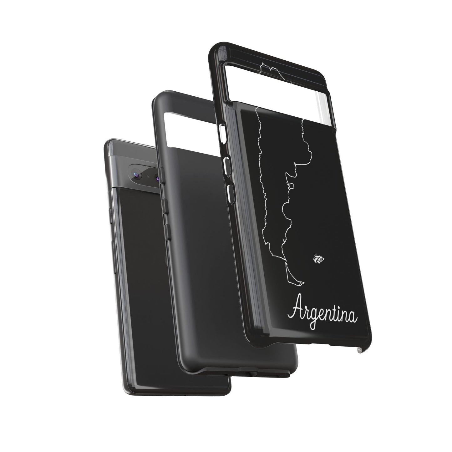 Argentina Outline Phone Case – Minimal Country Map Tough Case (iPhone, Samsung, Pixel)