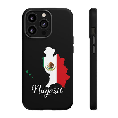 Nayarit Mexico Flag Map Phone Case | Mexican American Pride Tough Case for iPhone & Samsung