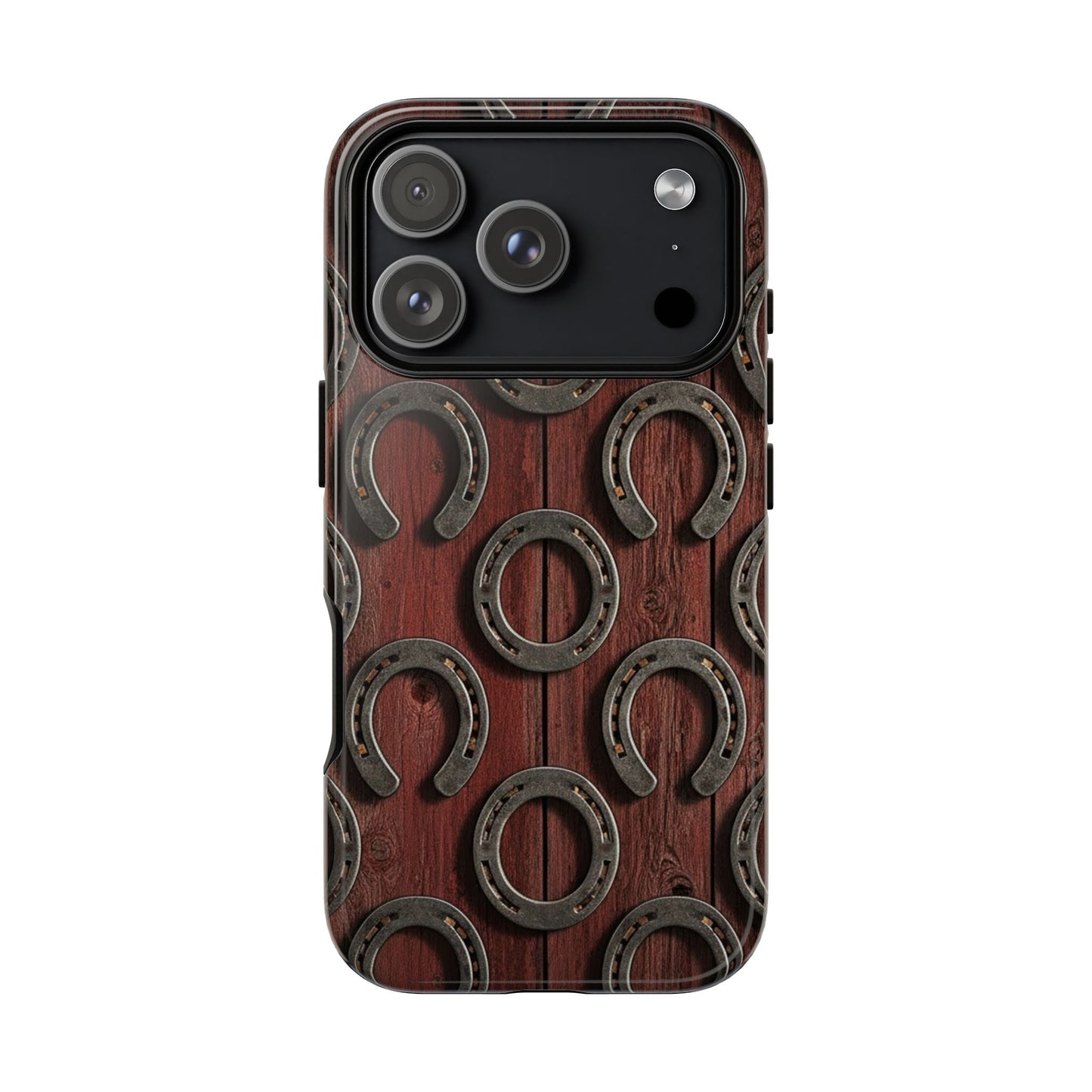 Rustic Horseshoe Western Phone Case – Cowboy Country Ranch Tough Case