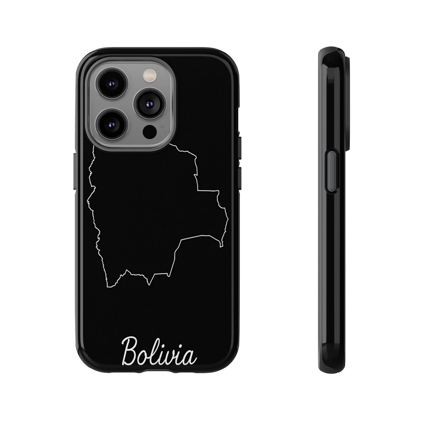 Bolivia Outline Phone Case – Minimal Country Map Tough Cover