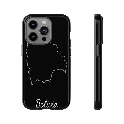 Bolivia Outline Phone Case – Minimal Country Map Tough Cover