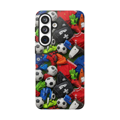 Soccer Ball Pattern Phone Case – Sports Fan Tough Protective Game Day Case