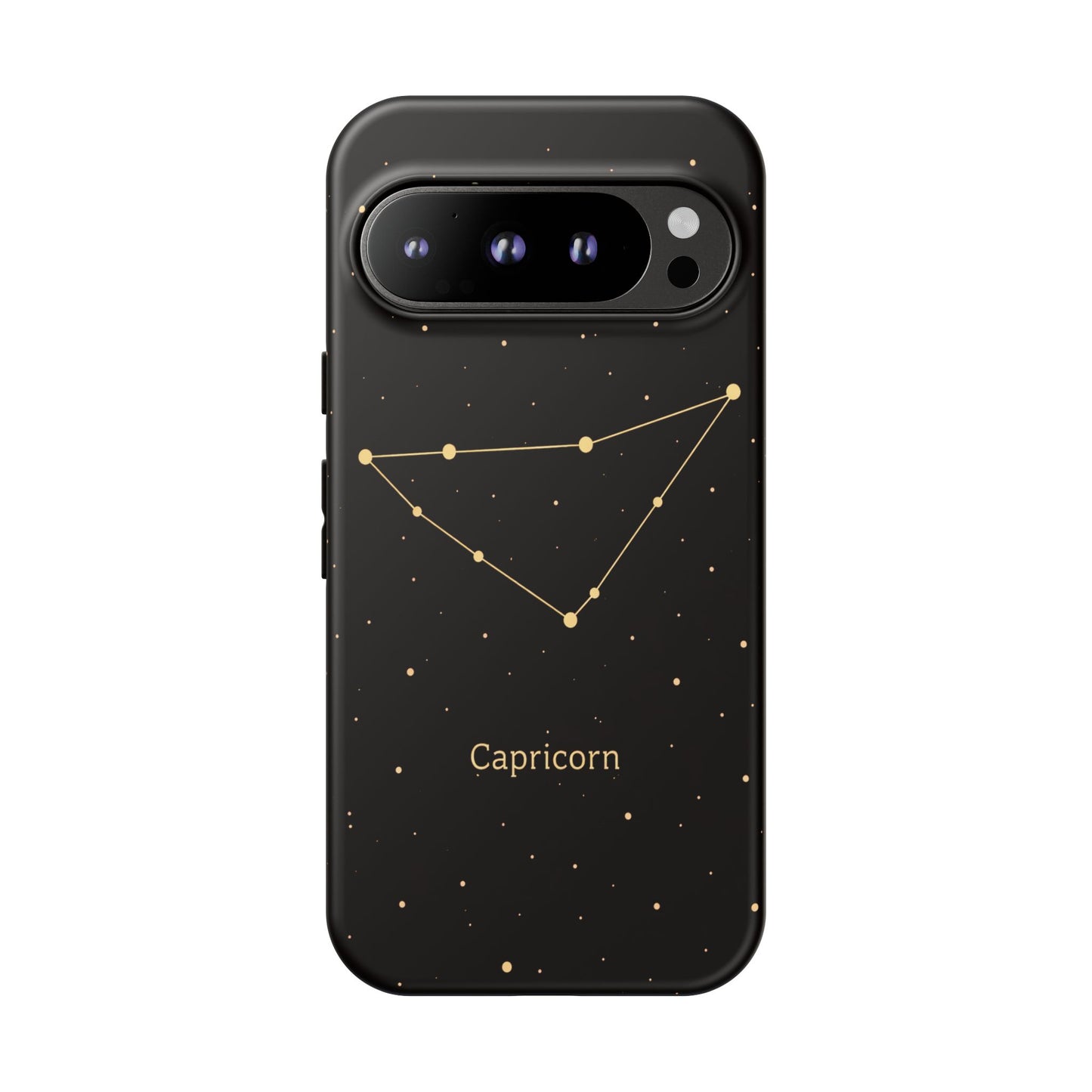 Capricorn Zodiac Constellation Phone Case – Luxe Gold Celestial Cover
