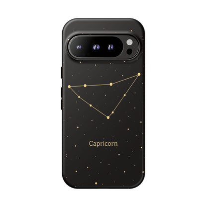 Capricorn Zodiac Constellation Phone Case – Luxe Gold Celestial Cover