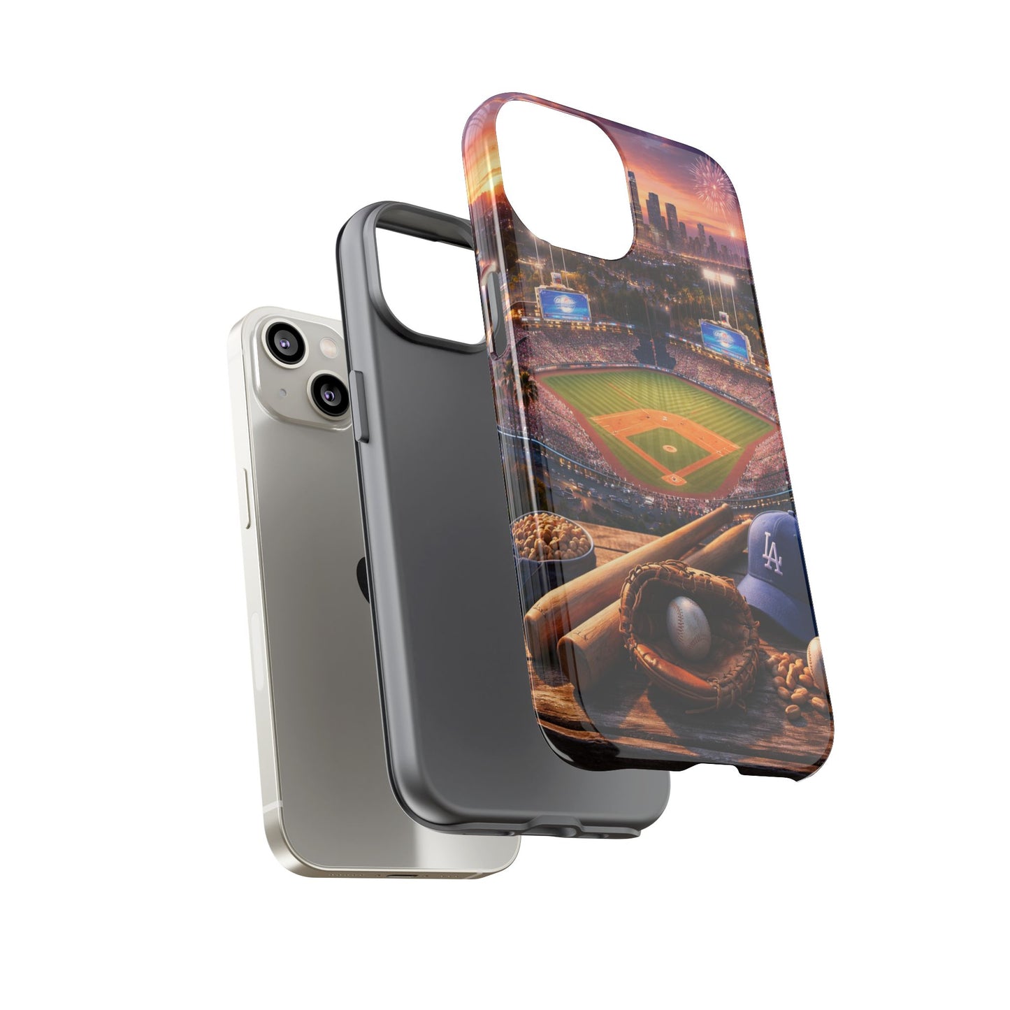 Baseball Sunset Stadium Phone Case LA Game Day Sports Aesthetic Case