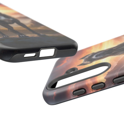 Cane Corso Phone Case – Guard Dog Sunset Tough Case (iPhone, Samsung, Pixel) | Dog Lover Gift