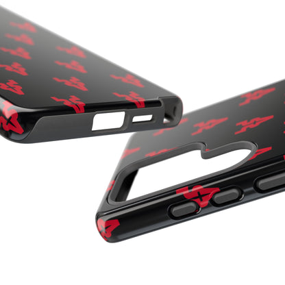 Mazatlán Bull Phone Case – Black Red Streetwear Tough Shockproof Cover