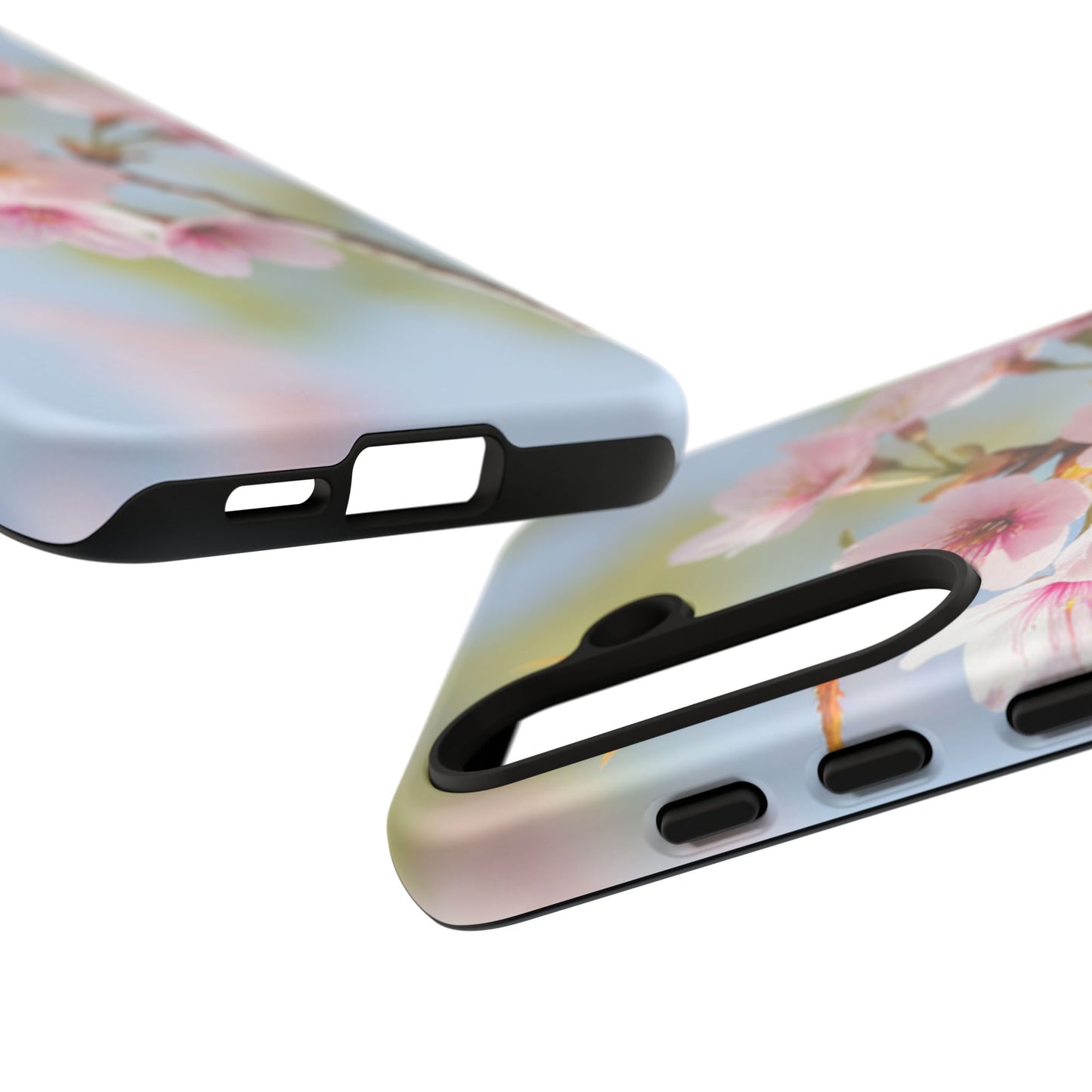 Cherry Blossom Phone Case – Pink Floral Tough Case (iPhone, Samsung Galaxy, Pixel)