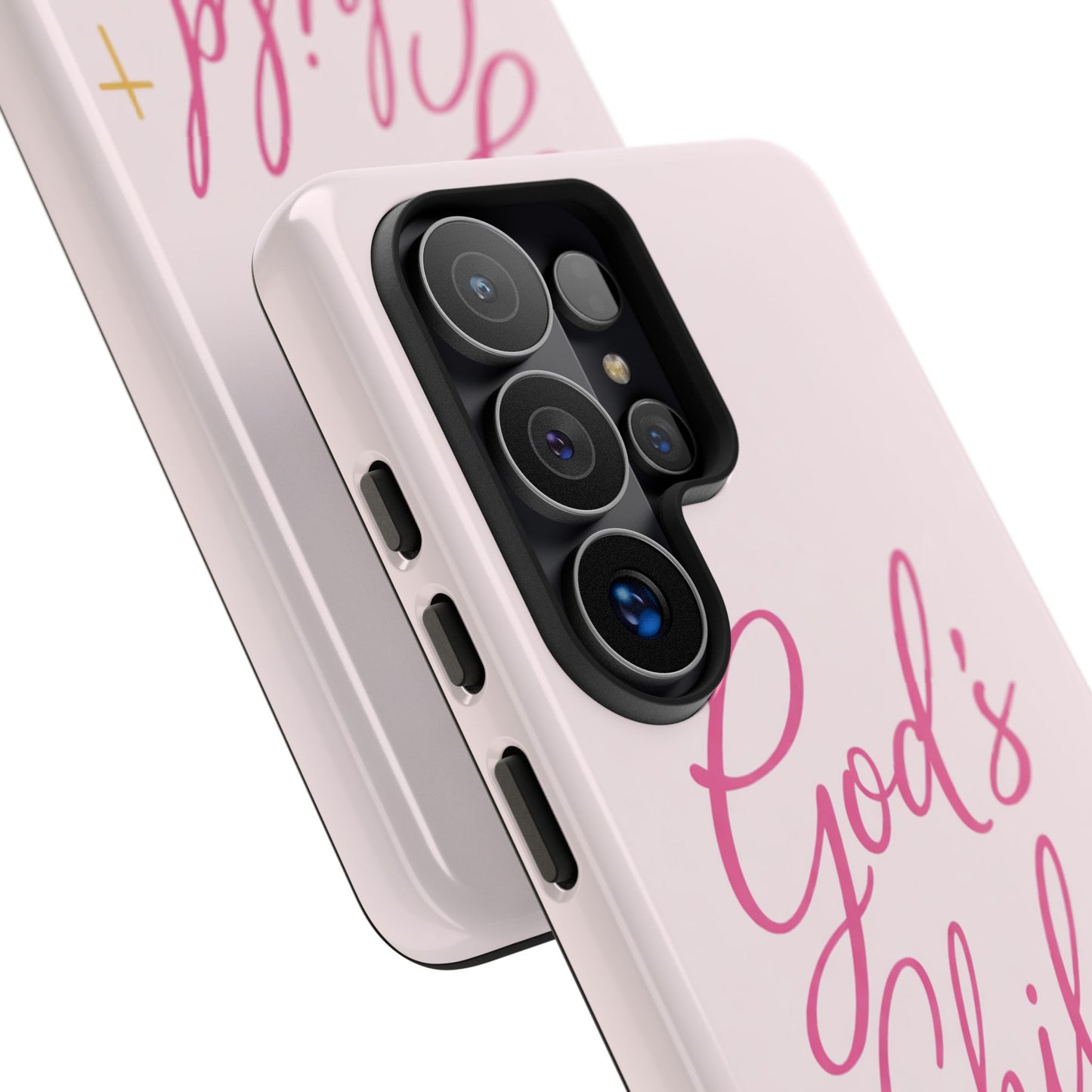 Gods Child Phone Case Christian Pink Aesthetic Tough iPhone Case