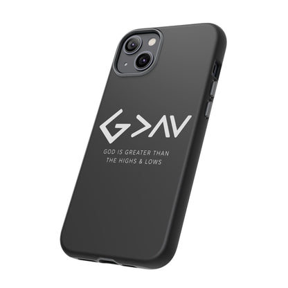 God Is Greater Than The Highs & Lows G>∧∨ Christian Phone Case