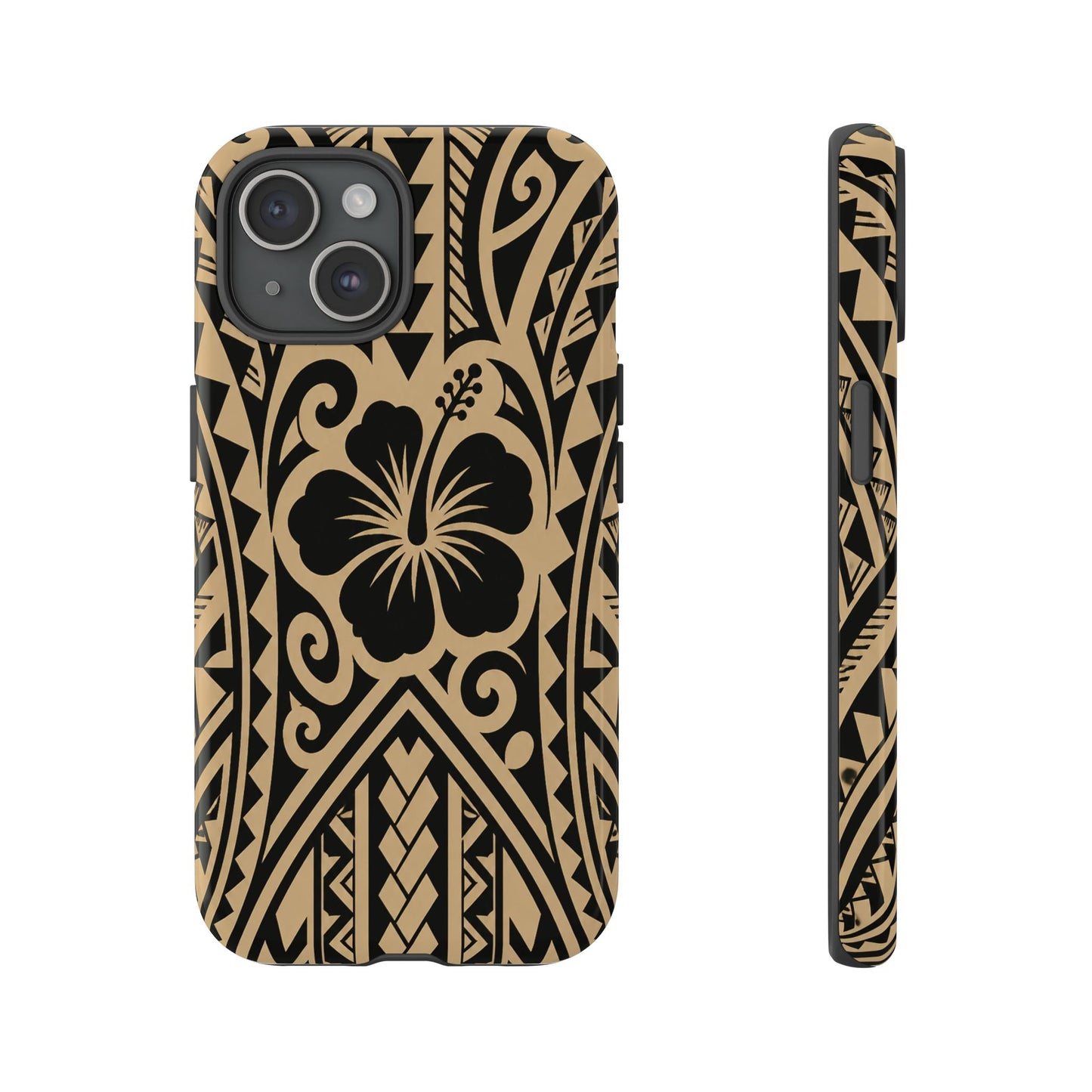 Polynesian Tribal Hawaiin Hibiscus Phone Case for iPhone Samsung Galaxy